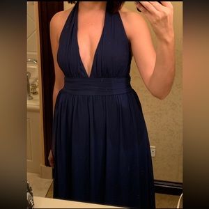 Blue Lulu’s Halter Gown